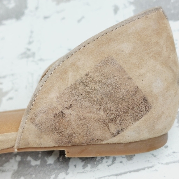 Steve Madden Khai Tan Pointy Toe Casual Comfy D'Orsay Summer Flats O117 - Picture 11 of 13